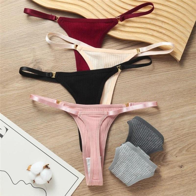 Product Introduction of Quần Lót Không Đường May Màu Trơn Cho Nữ, Quần Lót Ren Cạp Thấp, Thắt Lưng Mỏng, Đồ Lót Đơn Giản, Thoáng Khí, Đồ Lót Co Giãn Mịn 15