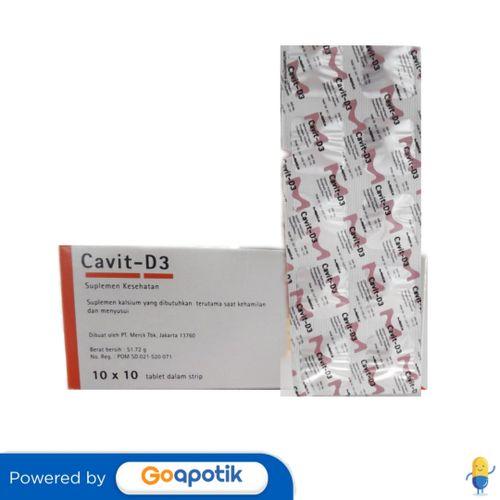 Gambar CAVIT-D3 STRIP ISI 10 TABLET dari Apotek Arjuna By GoApotik Kota Administrasi Jakarta Timur Tokopedia