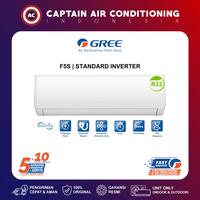 Gambar GREE AC Split GWC-09F5S / GWC09F5S 1 PK Standard Inverter - UNIT NO BUBBLE WRAP dari Captain Air Conditioning Kota Administrasi Jakarta Utara 1 Tokopedia