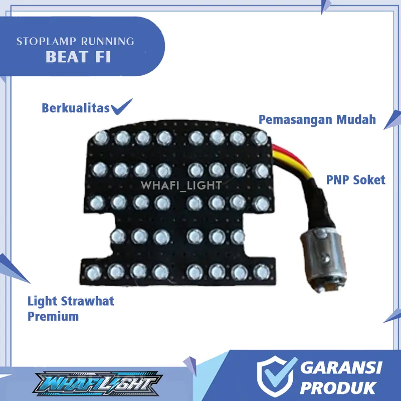 Stoplamp Running Beat FI 2014-2016 - 10 mode (manual/otomatis) PNP 0