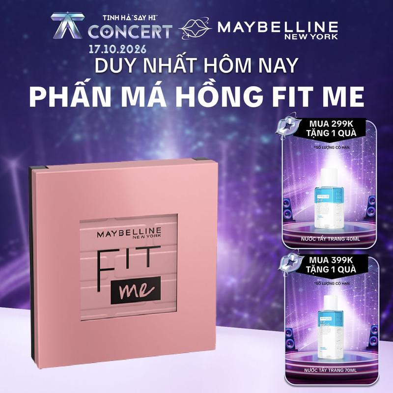 Phấn má hồng mịn lì chuẩn màu Maybelline Fit Me Mono Blush 4.5g