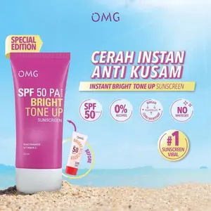 [KEMASAN BARU] OMG OH MY GLOW UV Barrier Sunscreen SPF 50 PA++++ 25ml / 60ml