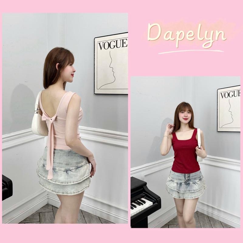 Áo hai dây nữ có mút thiết kế nơ xinh xắn có mút đệm phong cách độc đáo #hottrend #aobaloxinh