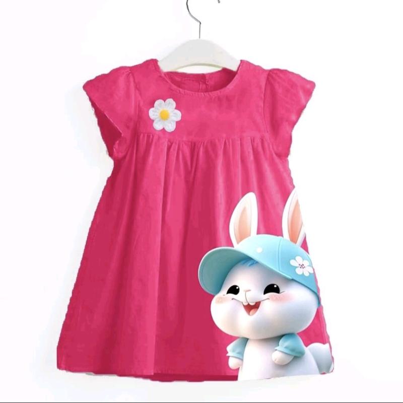 Daster klok anak cewek berlengan Fashion 3