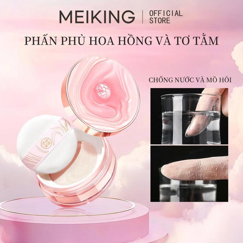【MEIKING】Phấn phủ trang điểm MEIKING beauty care face powder, giúp giảm dầu…