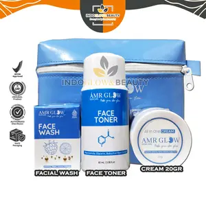 AMR Glow Whitening Beauty Skincare Memutihkan Mencerahkan Wajah