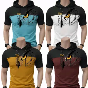 Hoodie Pria Dewasa  Model Terbaru Lengan Pendek Warna Unik 2 Warna Baju Kaos distro Tshirt Hoodie keren Terlaris Terbaru Terbaik Termurah
