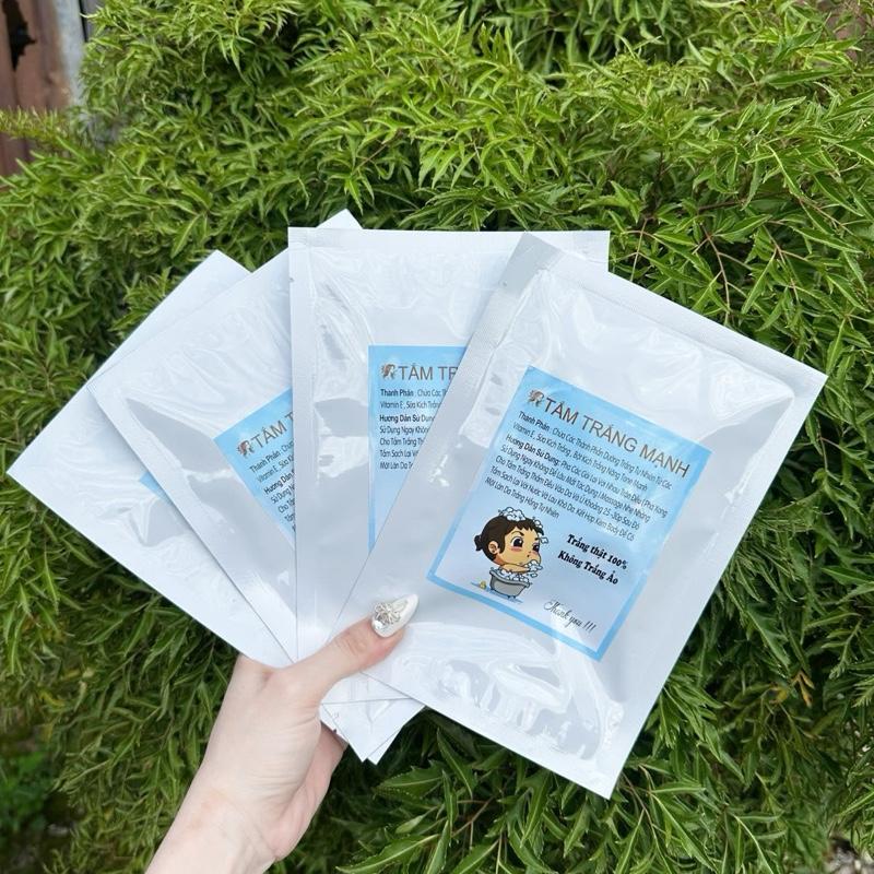 TẮM TRẮNG MẠNH ( Chăm chít vàng Long) dành cho da chai lì không dành cho da mỏng yếu