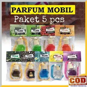 PAKET 5 PCS Parfum Mobil Apel 10ml Cepat Menyebar