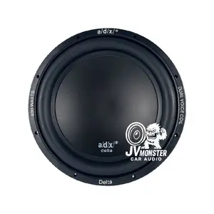 ADX DELTA Subwoofer 12 Inch Double Voice Coil Bass Empuk 400W untuk Mobil & Outdoor Audio Mobil - Warna Hitam - Black
