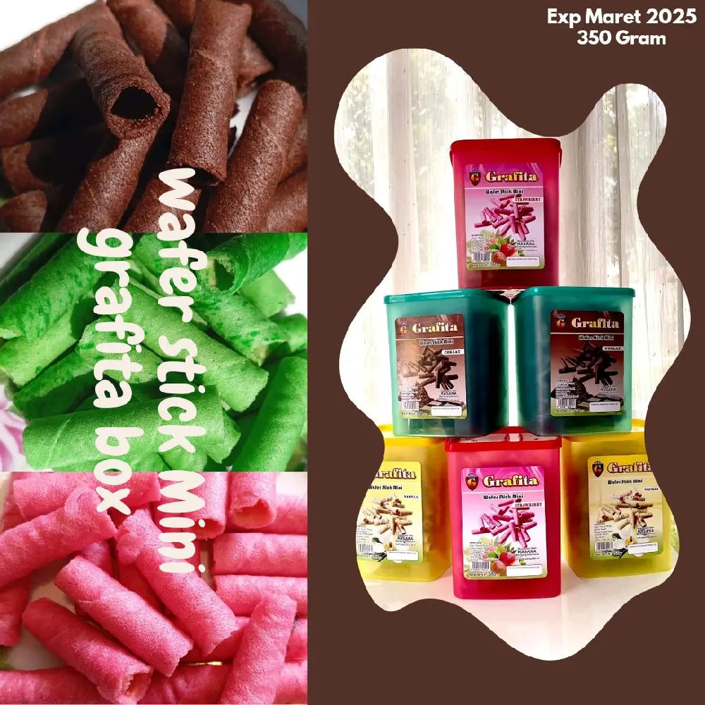 BOX GRAFITA WAFER STICK MINI 350 GR biscuit Astor Premium