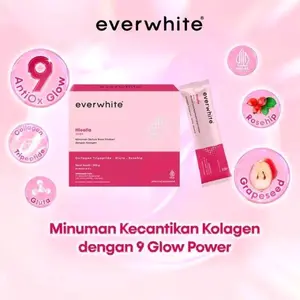 HICOLLA EVERWHITE!!! MINUMAN SERBUK UNTUK MENCERAHKAN KULIT FACE & BODY