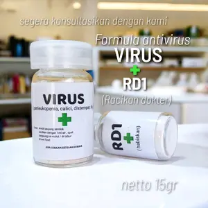 Antivirus Kucing Calici & Panleukopenia RD1 Mengatasi Virus & Meningkatkan Imun Kucing
