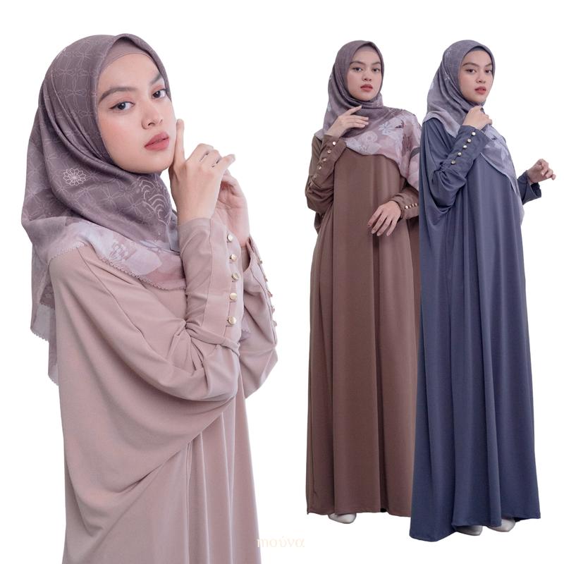 Mouva - Ayra Abaya - Busana Muslimah untuk Wanita - Gamis - Dress - hijab 0