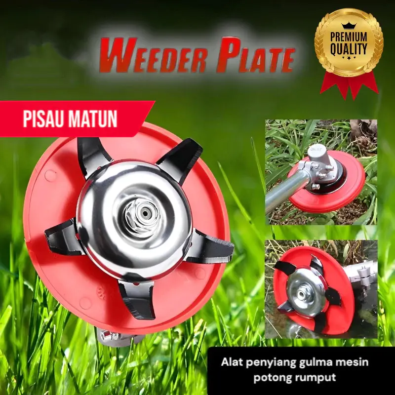 【 Pisau Matun Pemotong Rumput Dan Tanah Blade】 Ukuran 6 Inch Kepala Sikat Alat Penyiang 5 mata 0