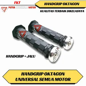 Hangrip Oktagon jalu handgrip motor octagon FUZION set kiri kanan universal super soft