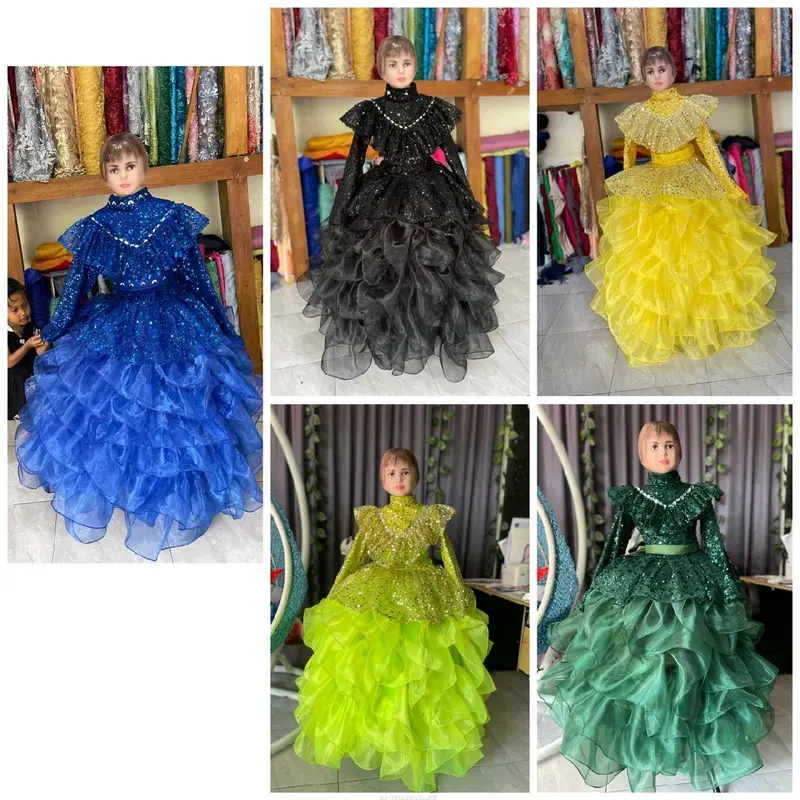 baju anak buat karnaval/dayang2 0