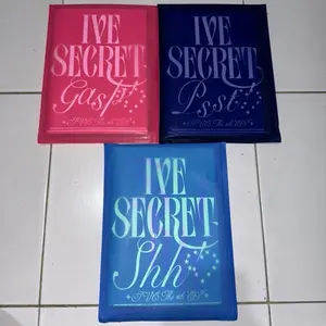 [READ DESCRIPTION] UNSEALED Album ONLY Album IVE Secret Gasp! Psst! Shh!