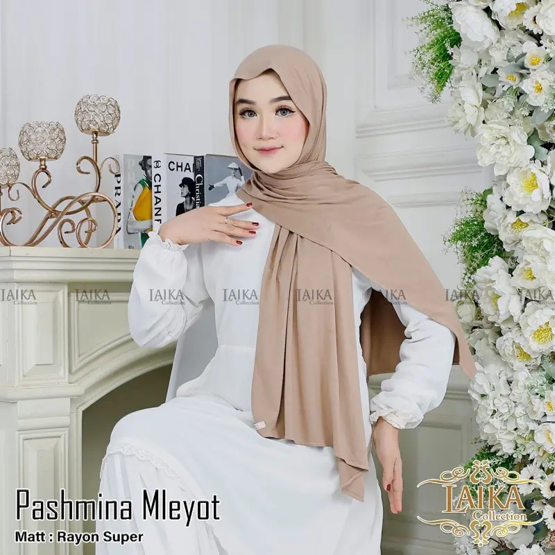 Pashmina Kaos Rayon Super Premium by LAIKAcollection