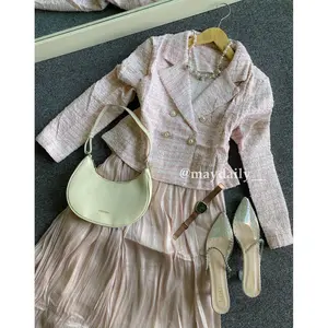 [Maydaily Wear] Hana Blazer Korean Style - Import Korea Blazer Tweed