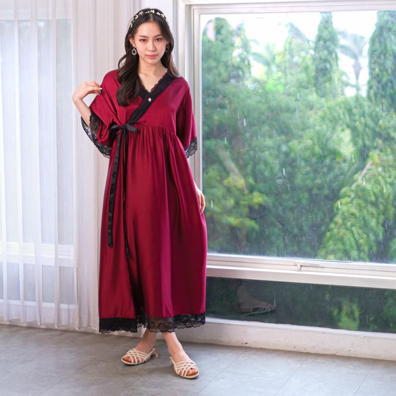 LADYBYDIANA MONALISA KIMONO Dailywear Ala Korea Bahan Silk Premium Busui Friendly Nyaman & Adem 6