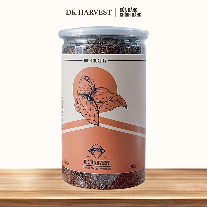 Hạt Lanh DK Harvest 500g - Hàng Nhập Khẩu Chính Ngạch | Dưỡng Da, Khỏe Tóc, Giàu Dinh Dưỡng