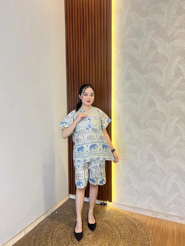 TERBARU BABYDOLL FAUNA ECER JUMBO BUSUI FRIENDLY RAYON PREMIUM WANITA 5