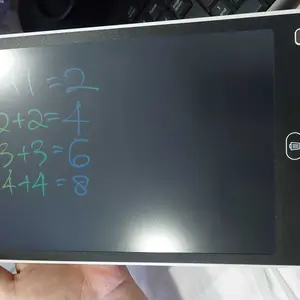 GOOJODOQ LED Drawing Tablet Children Drawing Erase 12 Inch Berwarna With Stylus Pen LCD Writing Tablet For Children's Learning papan tulis anak-anak