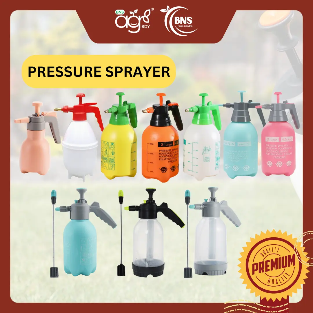 AgroBuddy X BNS 0.8L/1.0L/1.5L/2.0L Multi-Purpose Pressure Sprayer Pump Hand Pump Sprayer / Botol Penyembur Pam Tangan Garden Home