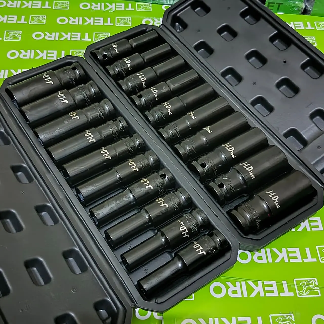 JLD Impact Socket Set 10Pcs 1/2 Inch 8-24MM Extension Impact Socket / Impact Socket Mata Sok Panjang 8mm-24mm Panjang