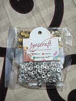 Product Review of 100pcs spacer rondel kw 1 pembatas manik-manik ukuran 6 dan 8 from A** S**a 0