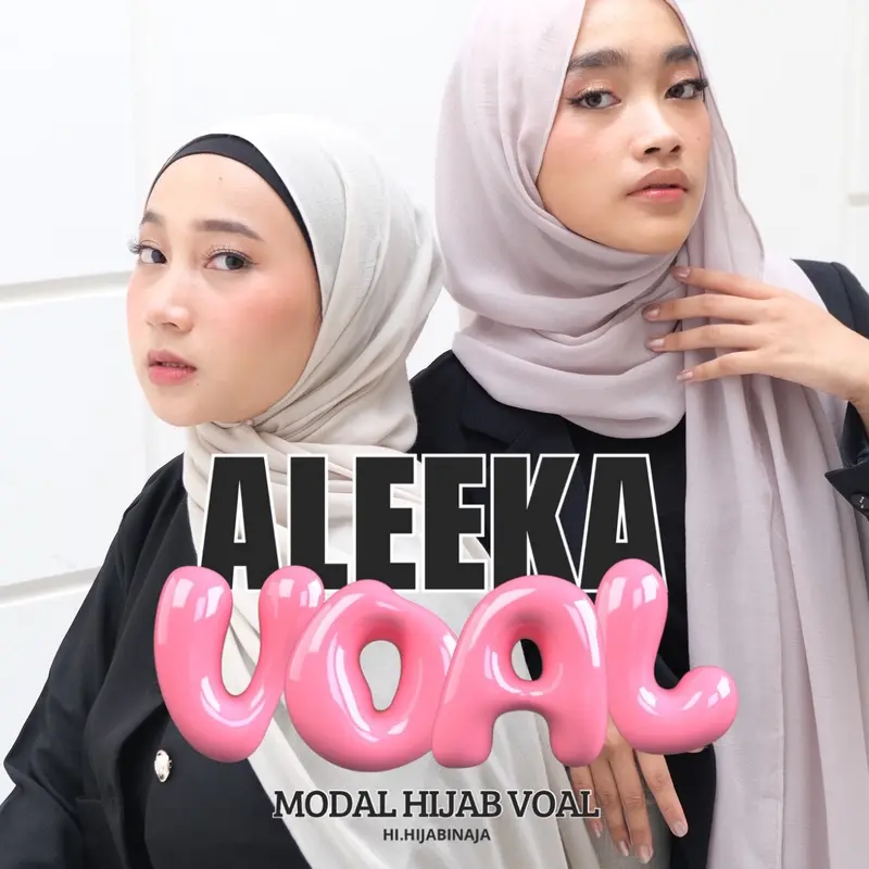 HI.HIJABINAJA - Pashmina Voal - Aleeka Voal 0