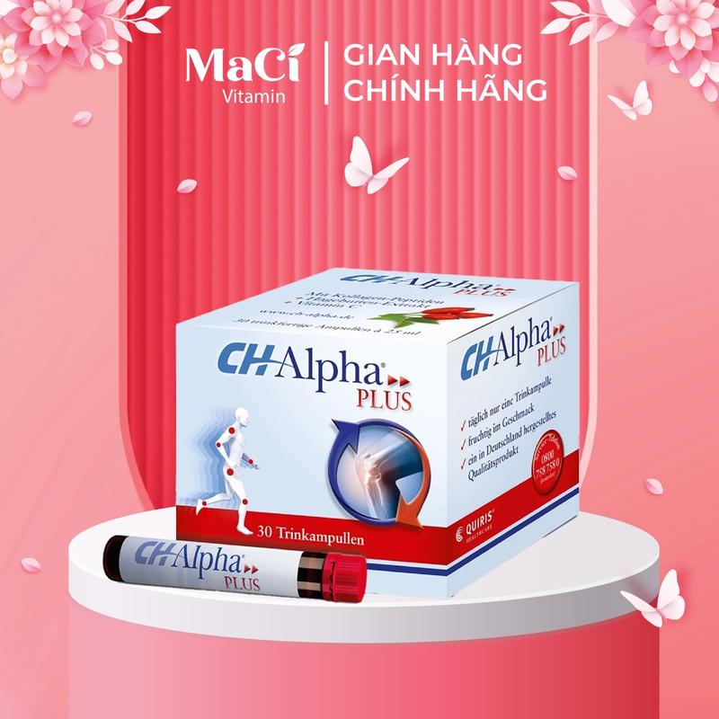 Collagen sụn khớp CH Alpha PLUS hỗ trợ bôi trơn cung cấp dinh dưỡng cho khớp dạng nước