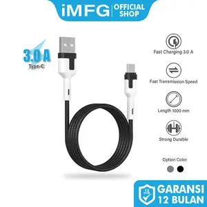 iMFG i-S1C Kabel Data Type C usb  3A Fast Charging 100cm For Samsung Oppo Vivo Mi Realme Infinix Etc