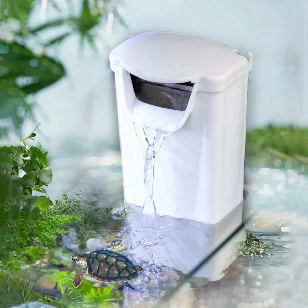 Máy bơm nước oxy 3W Bộ lọc nước thấp rùa Bộ lọc nước bằng nhựa im lặng Máy bơm lọc rùa tự động Treo bộ lọc thác nước cho cá Rùa Rùa Rùa