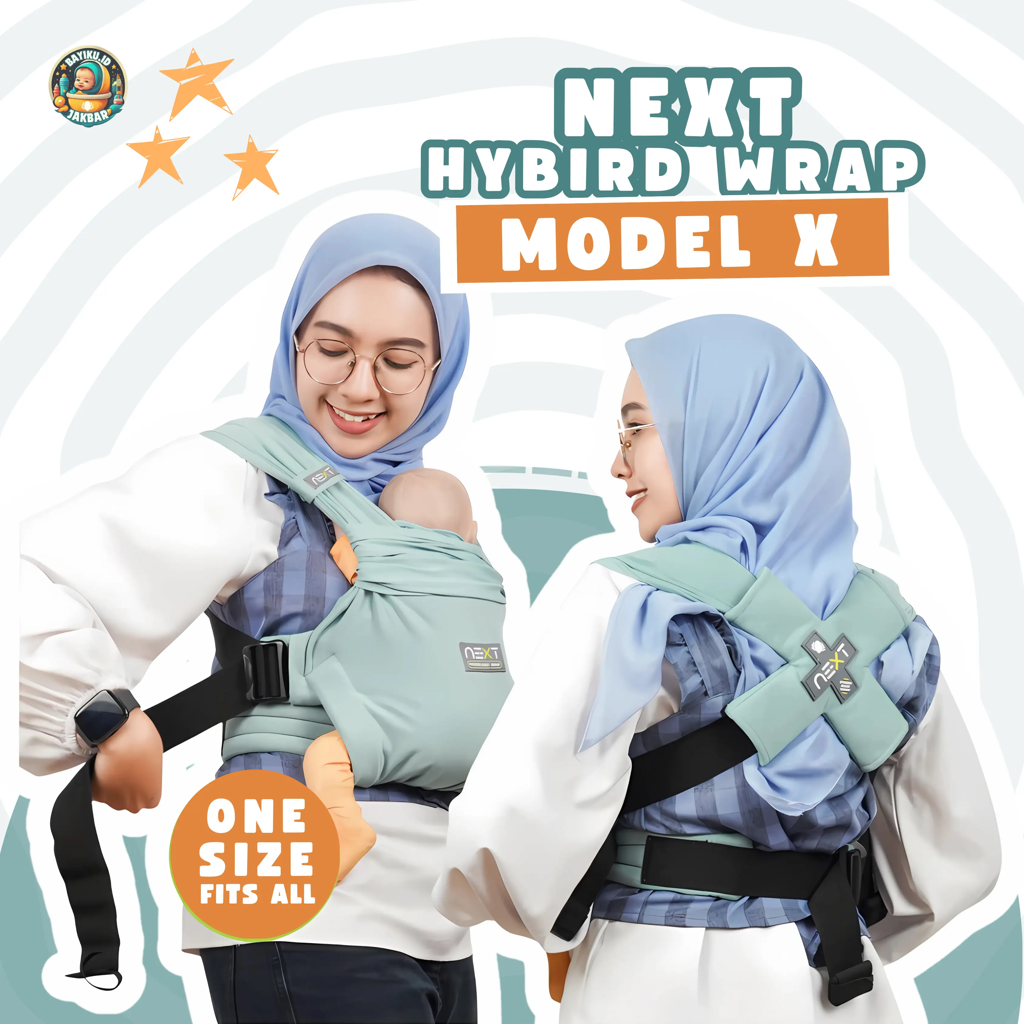 GENDONGAN INSTANT WRAP - MODEL SW - MODEL X - MODEL Y - GENDONGONAGN M-SHAPE - EAZY WRAP - NEXT HYBRID WRAP - STRETCHY WRAP - GENDONGAN NEWBORN PREMATURE
