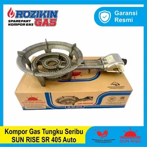 Kompor Gas Tungku Seribu SUN RISE SR 405.Auto Besi