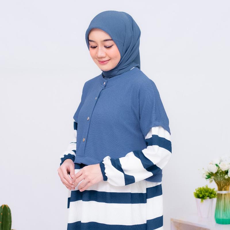 Product Introduction of Tania Dress Gamis Salur Knit Gamis Murah Gamis Daily Gamis Busui Terbaru 14
