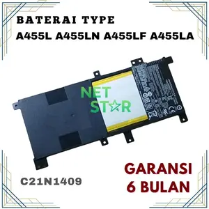 BATTERY BATERAI FOR TYPE A455 A455L A455LA ( code - C21N1409 ) NEW -  NSTAR