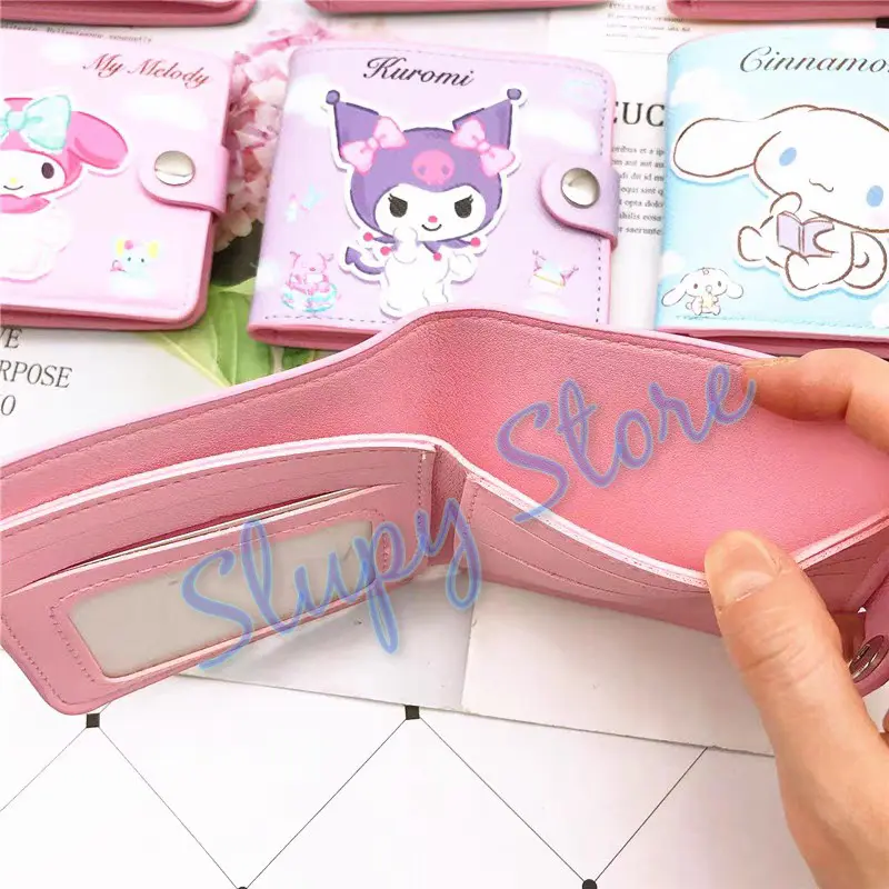 SLP Dompet Klip AWAN Kuromi My Melody Cinnamoroll Pochacco Hello Kitty Twin Stars Pompompurin 4