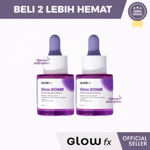 (BELI 2 LEBIH HEMAT!) GLOW FX Glow Bomb Serum 20ml - Mencerahkan & Memudarkan Bekas Jerawat, Eksfoliasi, Jerawat