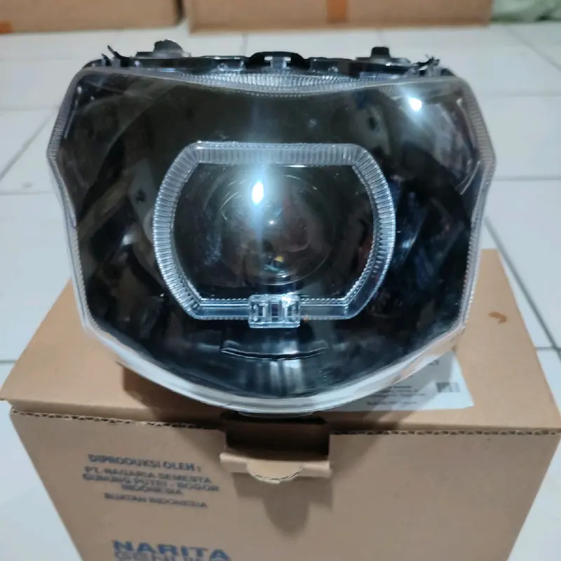 Biled Lampu Depan Vega ZR Full Set Reflektor Tinggal Pasang Super Terang 4
