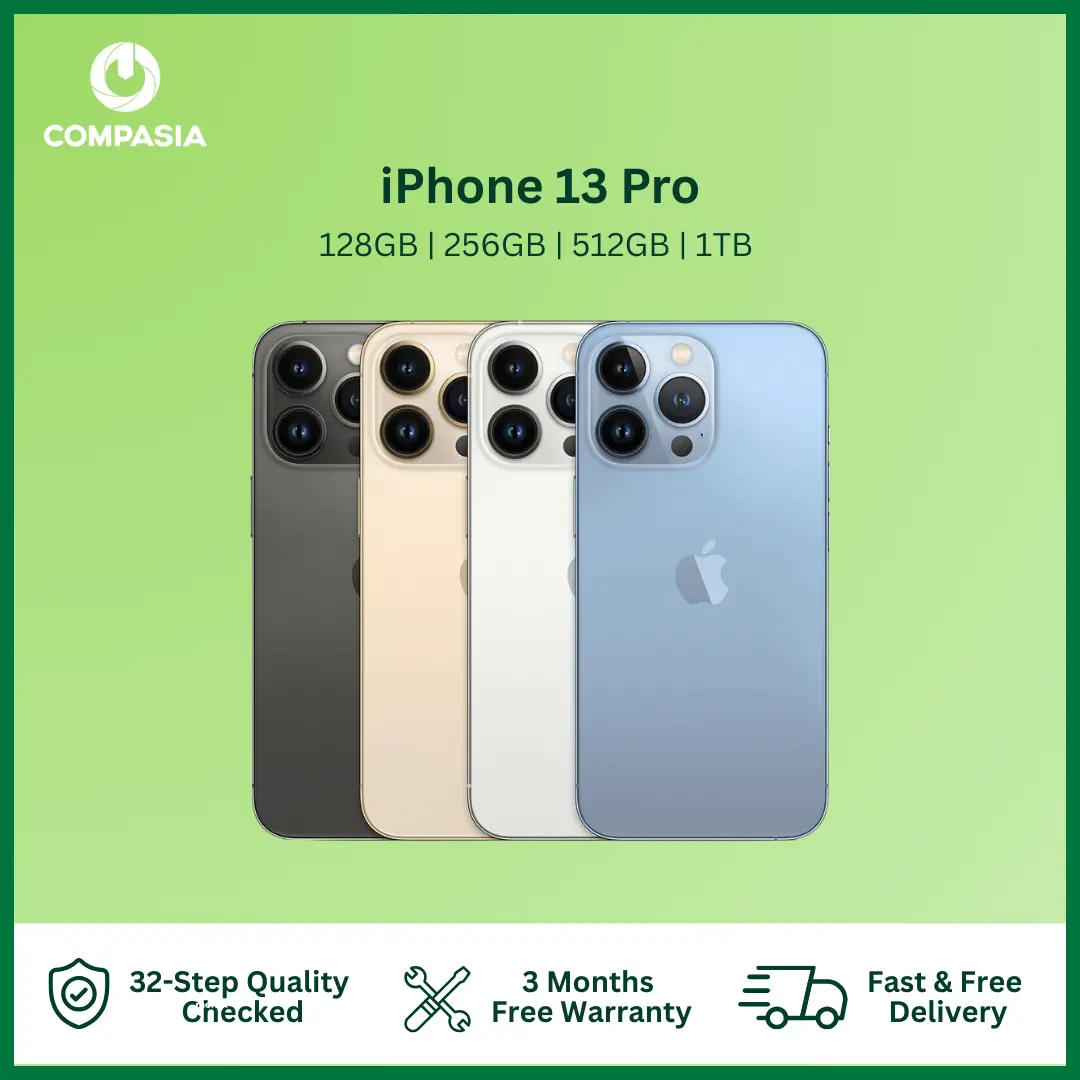 [Second Hand] iPhone 13 Pro - Excellent Condition - 3 Months Warranty