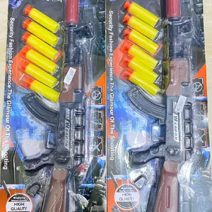 Pistol Mainan Shoot Game Dengan Peluru Gabus