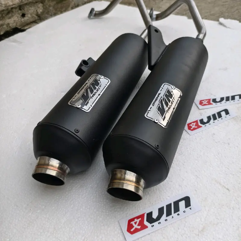 Knalpot MONCONG OUT 50mm TYPE LUSTER SARINGAN BOR BORAN 3×3 Engker Moncong Shijiro Original Vin Project Fullsistem Beat Scoopy mio sporty Vario nmax all matic Kendaraan 4