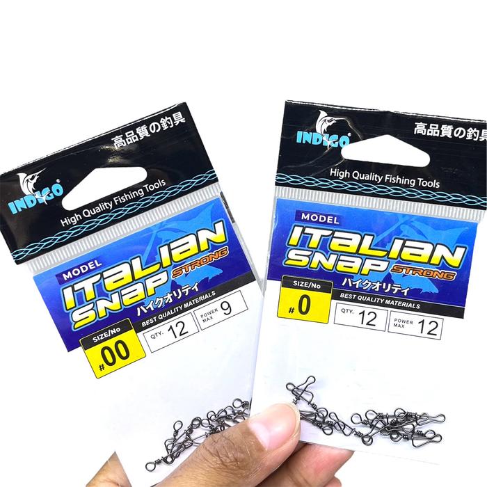 Gambar Aksesoris Pancing Peniti Italian Snap Strong Best Quality Materials Uk 00, 0, 1, 2 Terbaru! - 0 dari Bandar Pancing Online Kota Tangerang Tokopedia