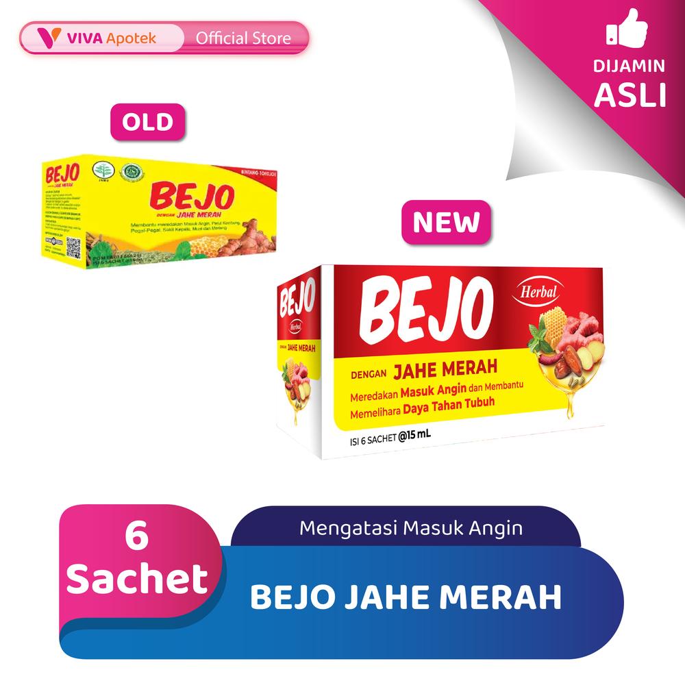 Bejo Jahe Merah Box 6 Sachet