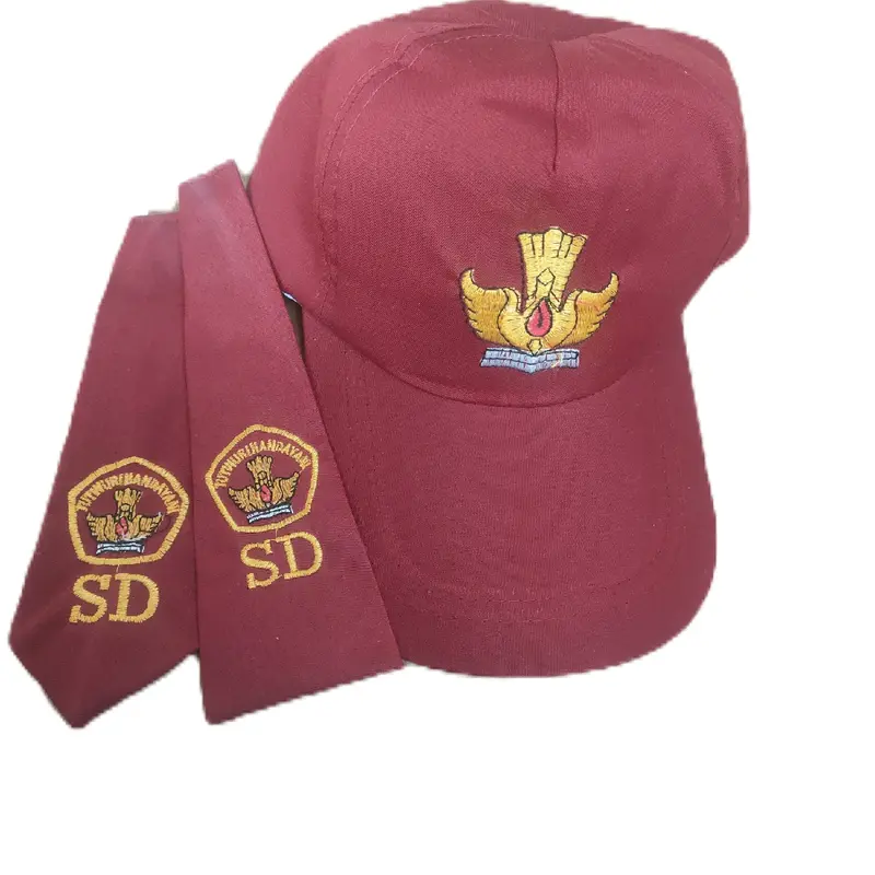 Topi dan dasi logo bordir tutwuri handayani  Karet 0