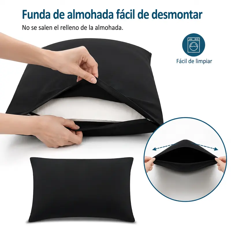 Juego de Sábanas de Poliéster Microfibra Ultra Suave Premium, Tamaños Matrimonial, Queen y King con Sábana de Cajón Ajustable - Foto 5