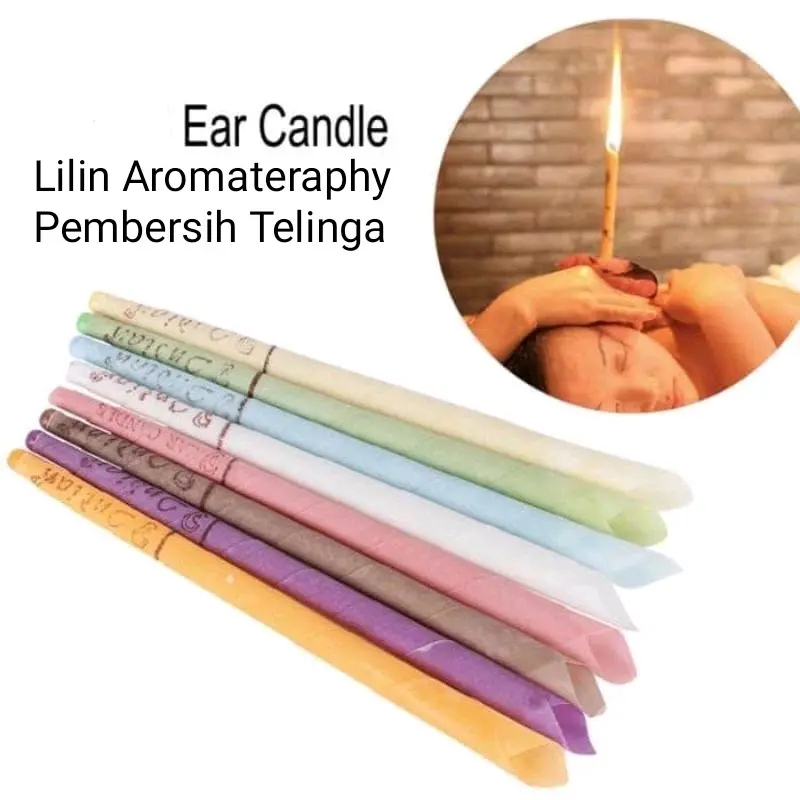 10 PCS (5 Pasang)  EAR CANDLE AROMATERAPI LILIN TELINGA ORIGINAL INDIAN TEROMPET MURAH